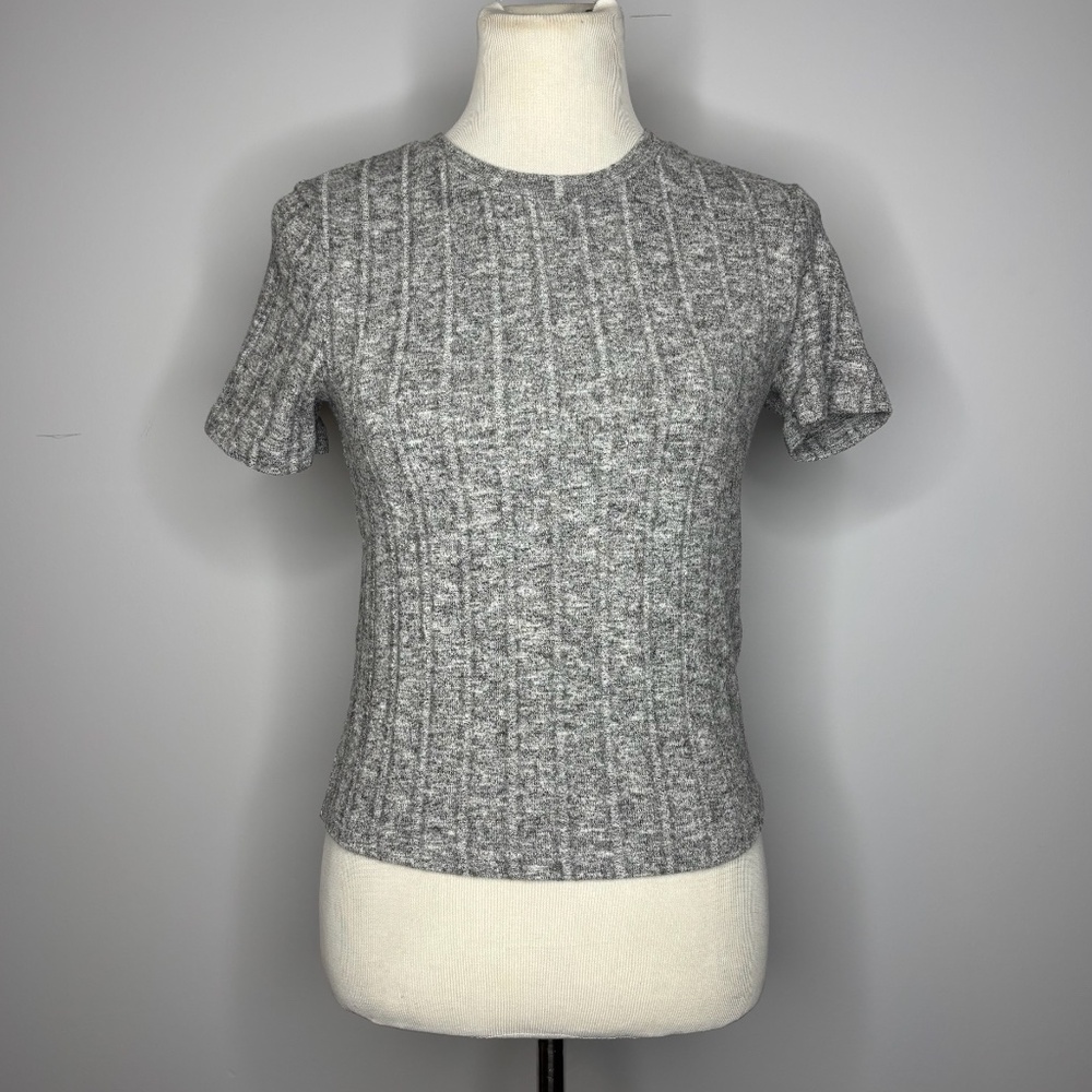 Zara - Grey Heather Crewneck Shirt